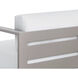 Tavira Greige / Stinson White Outdoor Sofa